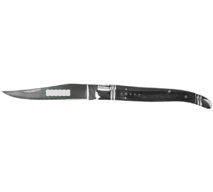 Lommekniv i stål og tre